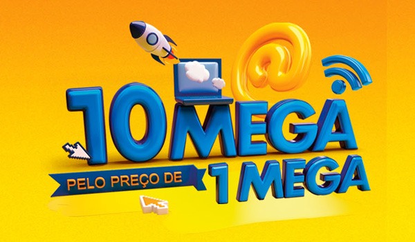 10 Mega
pelo preço de 1 Mega